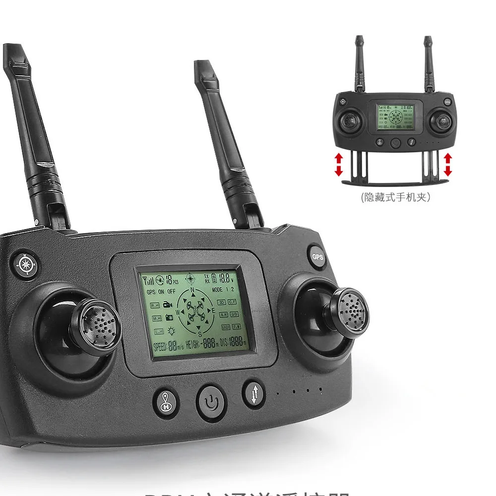 Jjrc H79g четырехосевой БПЛА(беспилотный летательный аппарат) Wi-Fi передача изображения в реальном времени gps аэрофотосъемка высокой четкости Novic