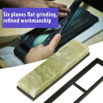 

Super Fine Sharpening Stone Natural Emerald Sharpening Stone 10000 Grit Fine Whetstone Grindstone Silica Gel