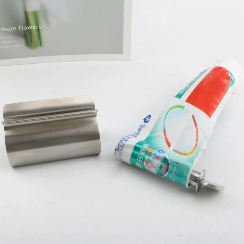 Stainless Steel Rolling Tube Toothpaste Squeezer Dispenser Wringer Easy Squeeze | Дом и сад