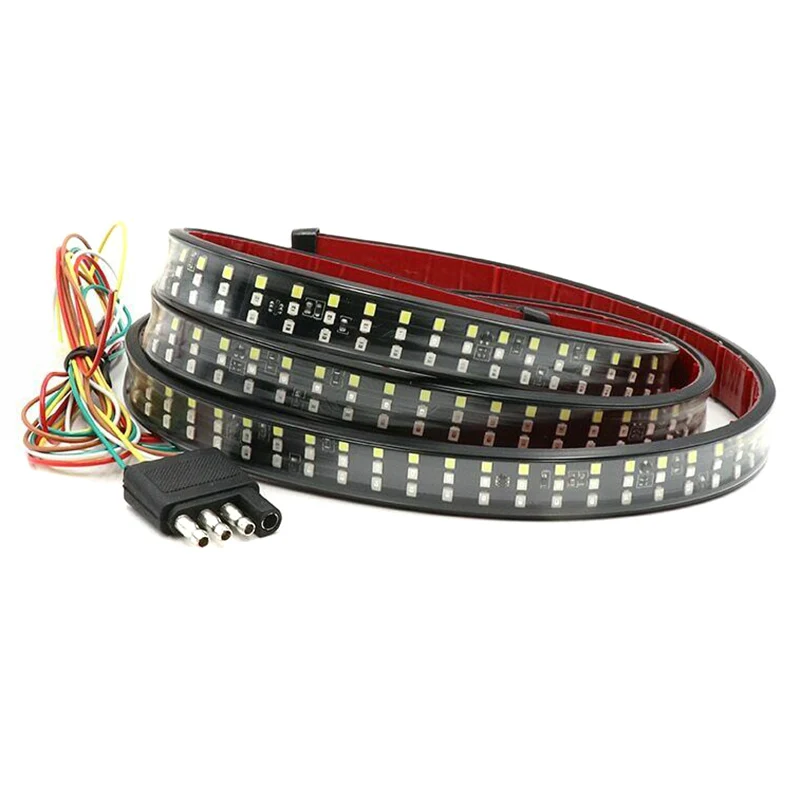 Светодиодный светильник для багажника грузовика, водонепроницаемый светильник, полоска обратного торможения, сигнал поворота для звукоснимателя, внедорожника, автомобиля