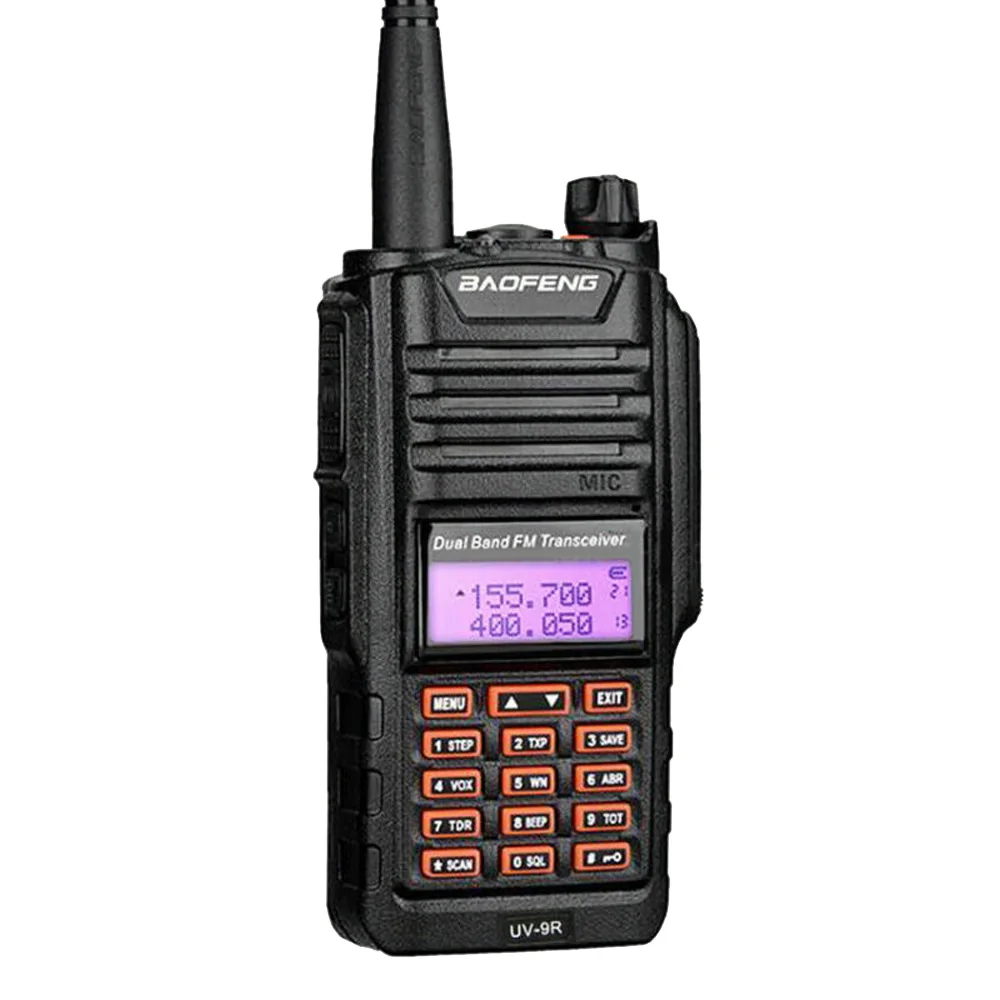

UV-9R Walkie Talkie Radios VHF/UHF Dual-Frequency Two-Way Transmitter Durable