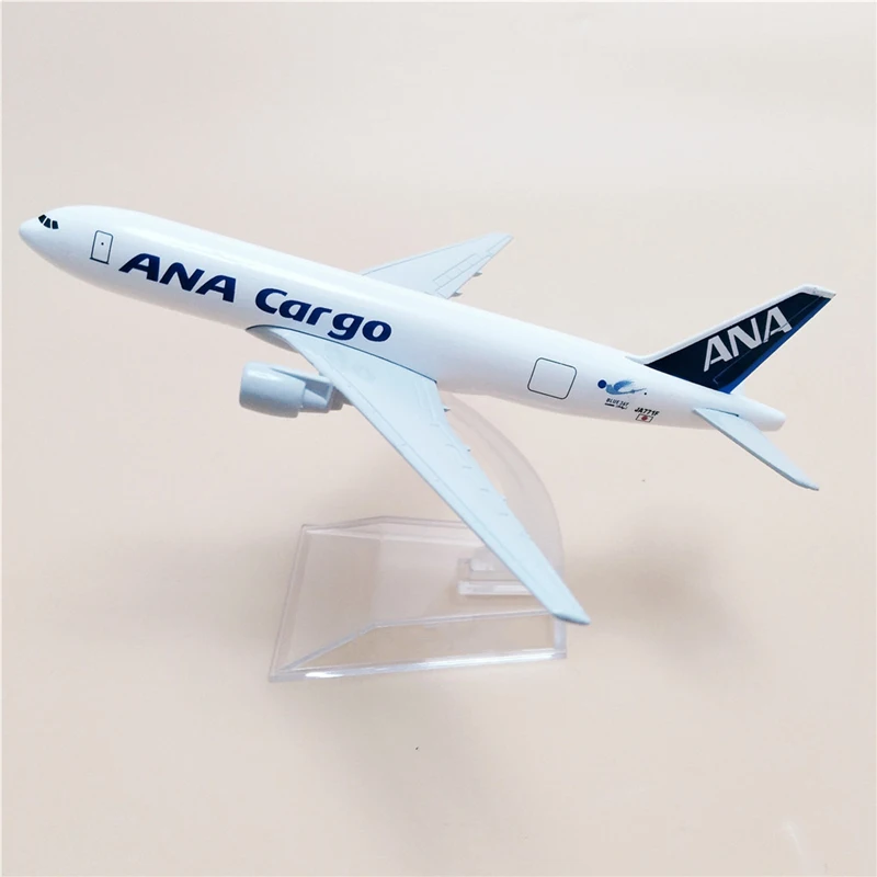 16 см Япония Air ANA B777 авиакомпании грузовой самолет отлитый под давлением