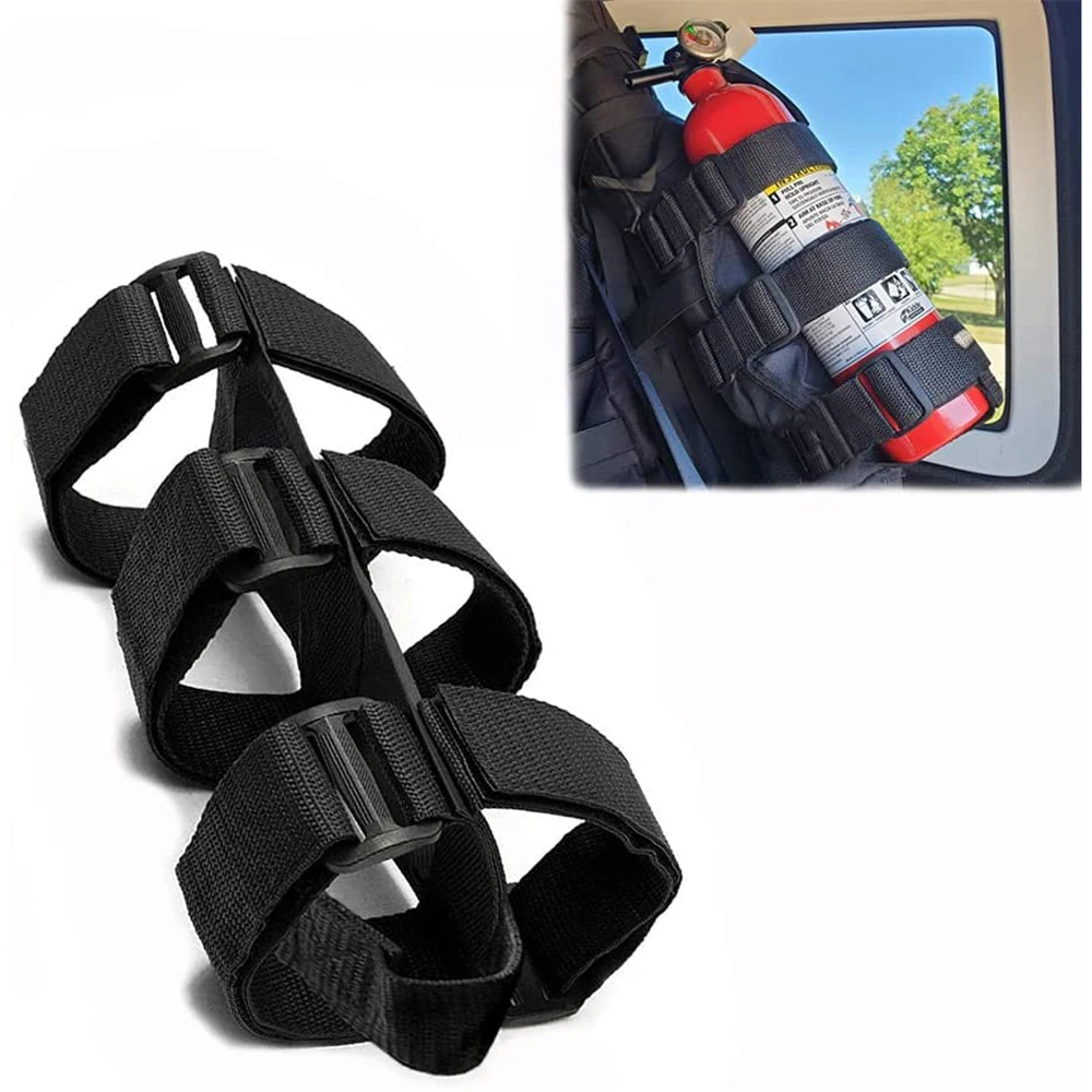 Fire Safety JeCar Fire Extinguisher Holder Adjustable Extinguisher