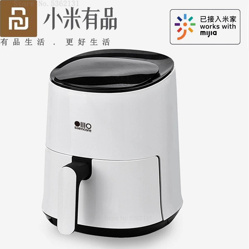 US $118.68 Youpin silencare 25L Oil Free Air Fryer Multifunction Electric Deep Fryer Smart Touch Eletric Air Frier Work With Mijia APP