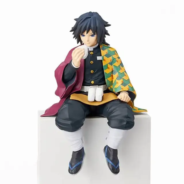 zenitsu eating rice ball  NINJAMO Zenitsu Agatsuma Rice Ball PVC Figure  Anime Demon Figure Anime Toy Statue Sitting Pose