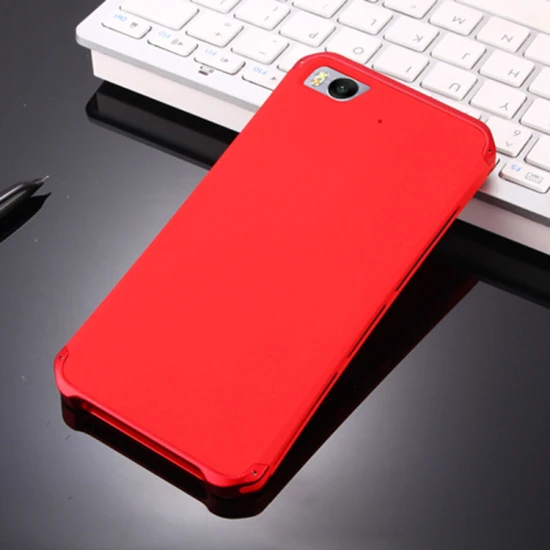 Red Red Side Антиосенняя металлическая рамка пластиковая задняя крышка для Xiaomi mi 5S mi 5S M5S алюминиевый сплав Мобильный Xiao mi 5S M 5S бампер чехол+ подарок - Цвет: Red Red Side
