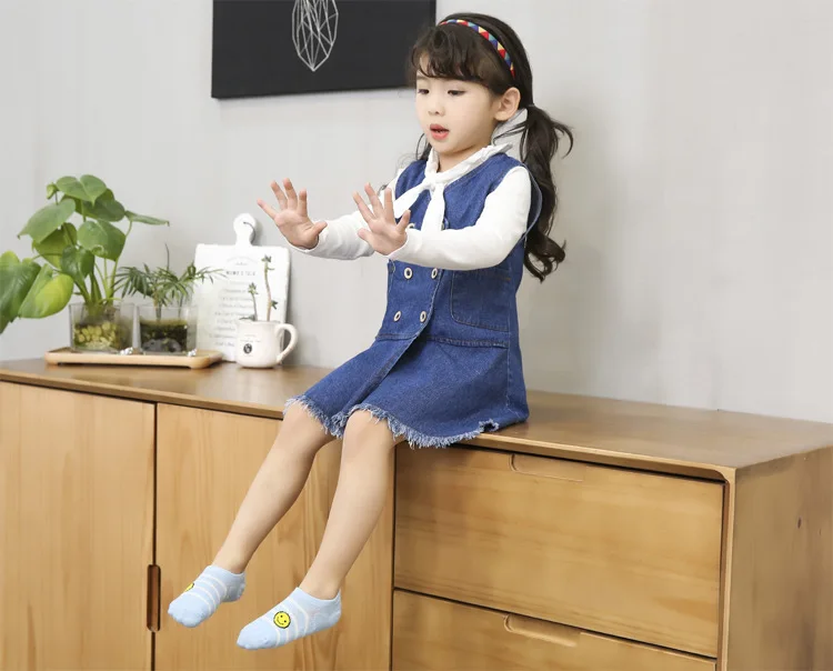 Spring And Summer New Style Children Mesh Breathable Hidden Ankle Socks Wholesale Children Socks Cartoon Pattern Thin No-show So