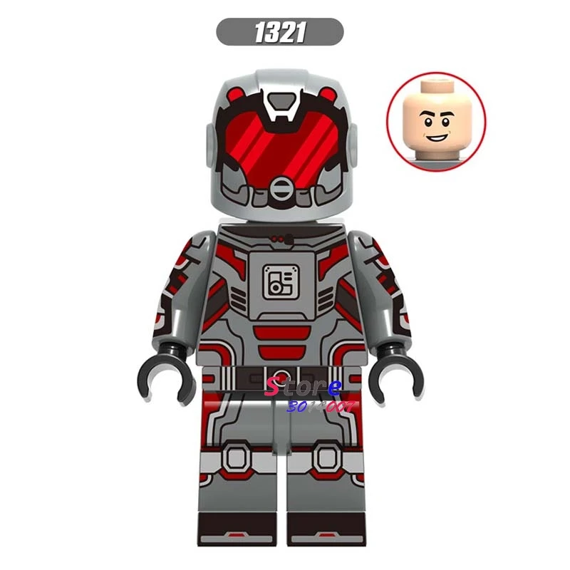 XH1321 50 шт. Мстители эндгейм Железный человек MK85 AntMan Hawkeye Военная машина Тор перец Алая ведьма ОСА строительный блок для детей - Цвет: XH1321
