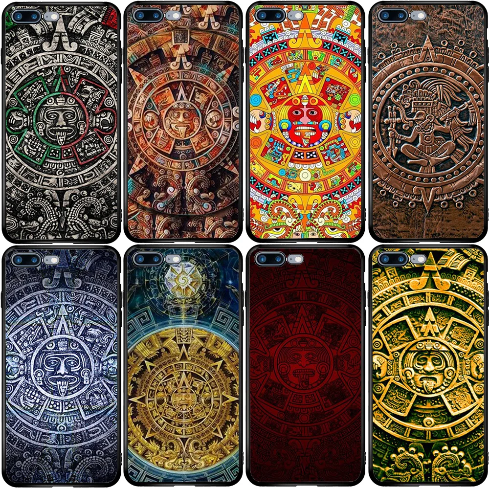 Phone Case for Samsung Note 8 9 10 S6 S7 S8 S9 S10E S11 S20 Ultra Lite Plus Edge Pro Ацтекский календарь | Мобильные