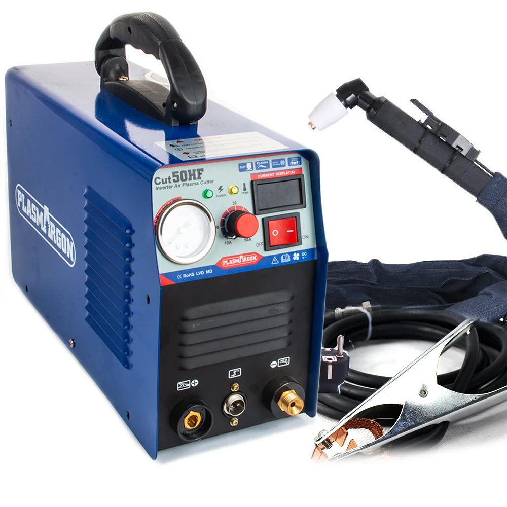 Plasmargon Cortar 50 cortador de Plasma HF dispositivo de corte de 10-50A 110/220v máquina de corte libre consumible Kit de alta frecuencia