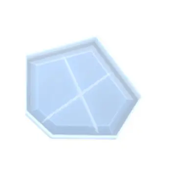 

DIY Crystal Epoxy Resin Irregular Geometry Coaster Mold R9JE