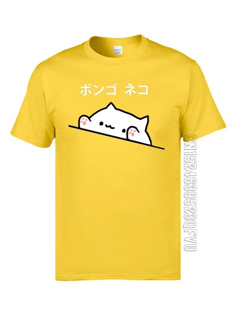 BONGO CAT BONGOS SAD JAPANESE ANIME AESTHETIC - Bongo Cat - T-Shirt