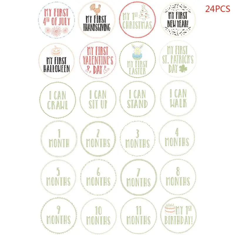 Стикер для новорожденного месяца стикер беременных женщин - Цена: 