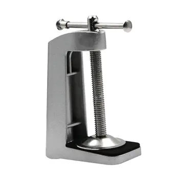 

Table Lamp Fixed Clip Adjustable Desk Clamp Table Lamp Mount Stand Metal Swing Arm Clip Holder Silver
