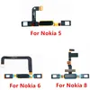 Home Button Menu Back Key Touch ID Fingerprint Sensor Ribbon Flex Cable Replacement Parts for Nokia 5 6 8