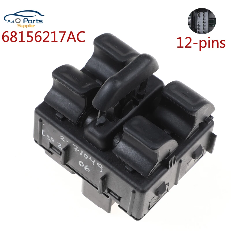 New 68156217ac 68156217aa Master Power Window Auto Switch Center