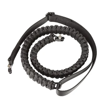 

Outdoor Camping Hunting Sports Multi Use Adjustable Paracord Rifle Strap With Swivels Gun Slings -