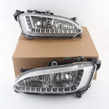 

Qirun led drl daytime running light for hyundai ix45 2013-2014