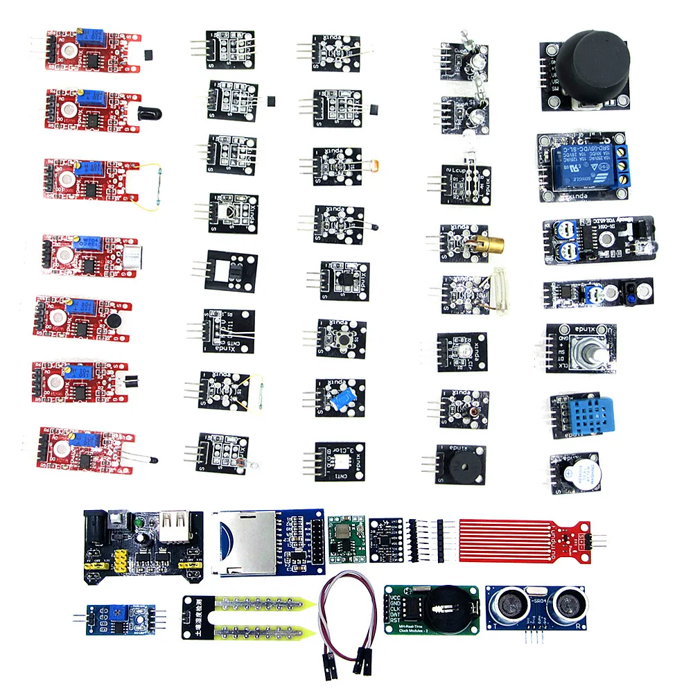 

45 in 1 Sensors Modules Starter Kit 37 IN 1 SENSOR KITS HIGH-QUALITY (Works with Official Boards)100%new