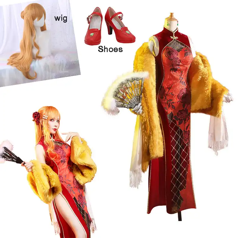Anime One Piece Cosplay Fan Art Nami Traditional Chinese Garments Cosplay Costume China Cheongsam Costumes Dress Female And Wig Aliexpress