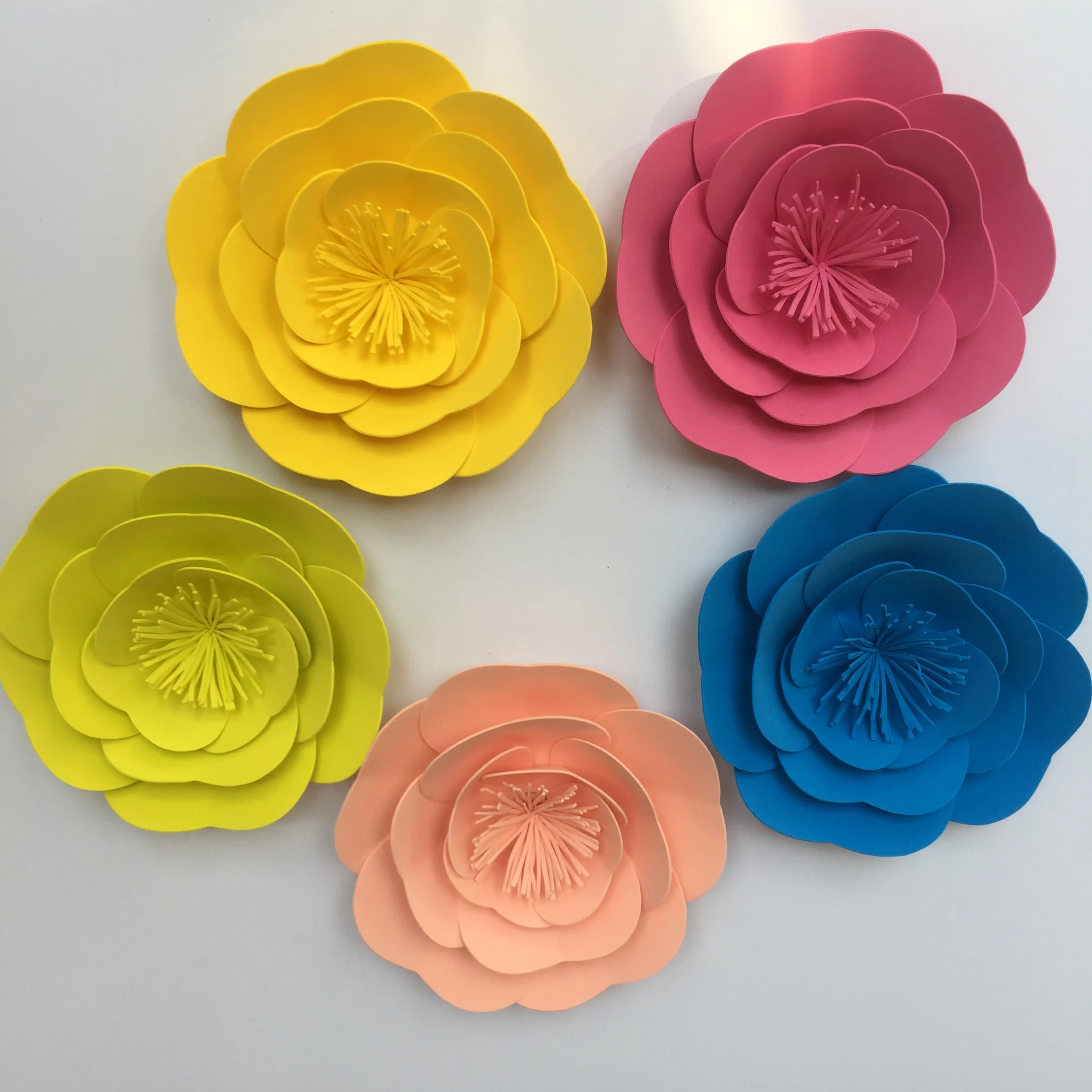 Искусственный цветок розы большие карточки бумажные цветы для украшения дня