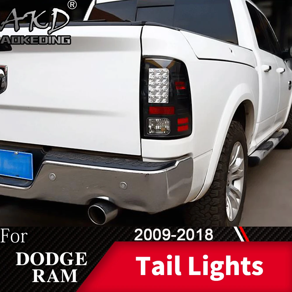 

Tail Lamp For Dodge Ram 2009-2018 Ram1500 Ram2500 LED Tail Lights Fog Lights Daytime Running Lights DRL Cars Car Accessories