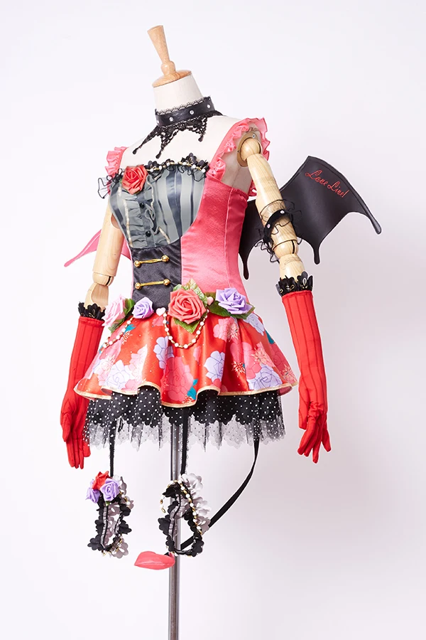 LoveLive Косплей SR Maki Nishikino маскарадный костюм маленький Дьявол трансформированная Форма платье Хэллоуин Косплей костюмы