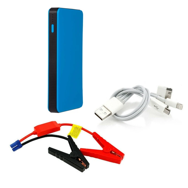 12V многофункциональный автомобильный стартер зарядное устройство power Bank Booster - Цвет: Blue