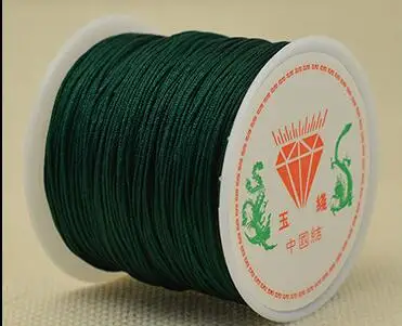 1Roll 0.8 1 1.5 mm Nylon Cord Thread Chinese Knot Macrame Cord Bracelet Braided String DIY Tassels Beading String Thread Jewelry 