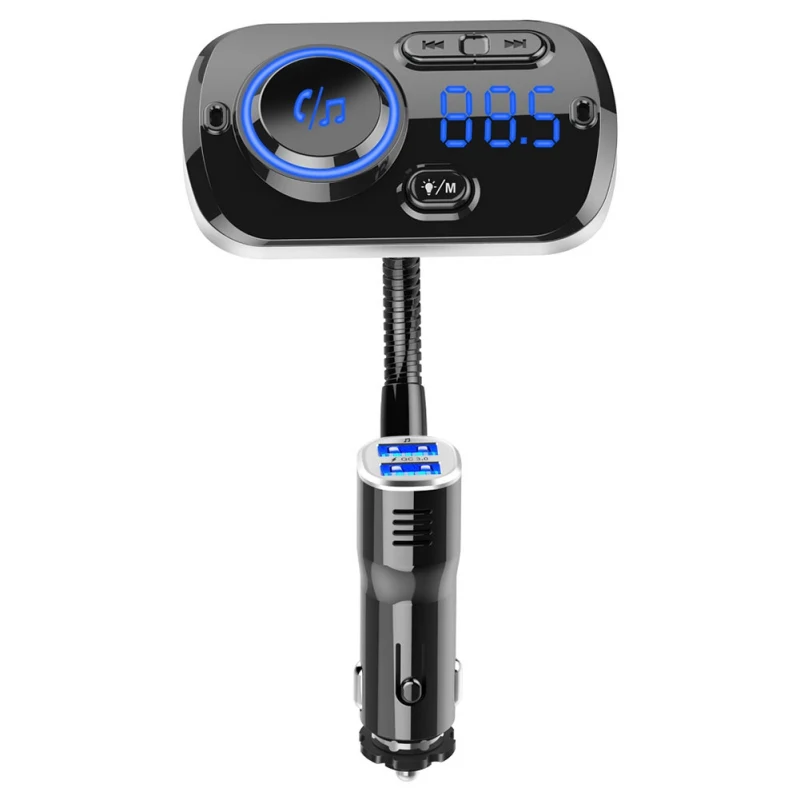 Автомобильный bluetooth автомобильный комплект fm-передатчик модулятор aux Usb громкой связи Громкая связь QC3.0 автомобильное зарядное устройство bluetooth 5,0 для Android/IOS p