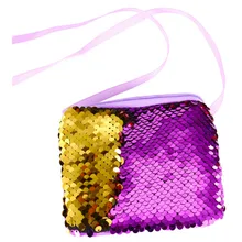 Женская маленькая сумочка Русалка Блестки Кошелек для монет дети девушка монета карман сумка вечерние клатчи на молнии сумка посылка