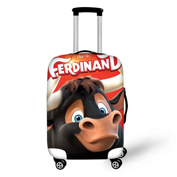 HaoYun багажный чехол для путешествий с рисунком Фердинанда, чехол для чемодана, мультяшный дизайн аниме, эластичный пыленепроницаемый и водонепроницаемый протектор - Цвет: CDWX766LMS