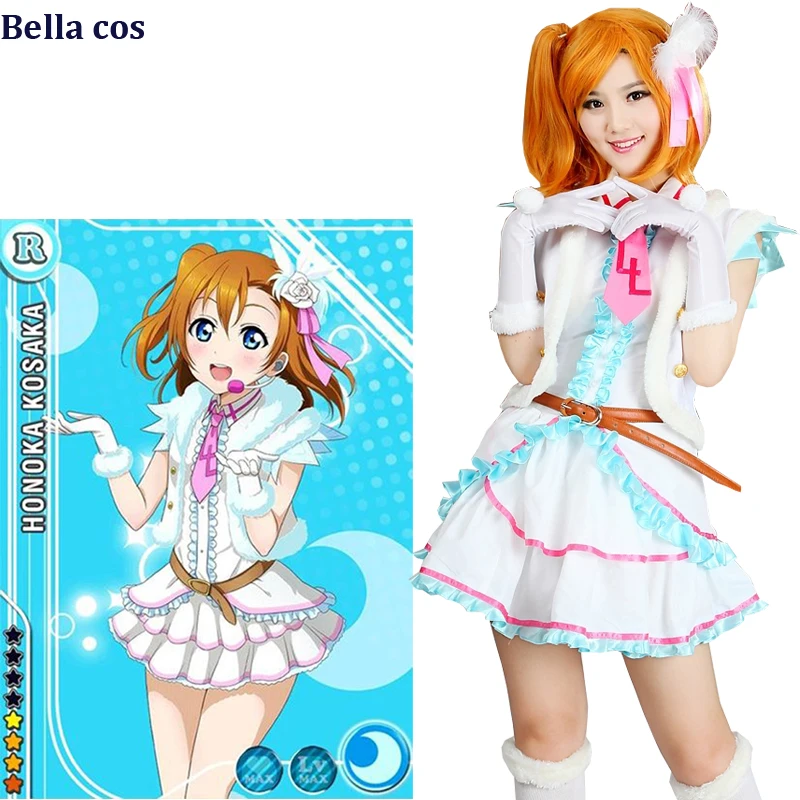 Custom Personal tailor lovelive Snow halation Honoka Kousaka cosplay costume female stage dress Halloween costumes for women