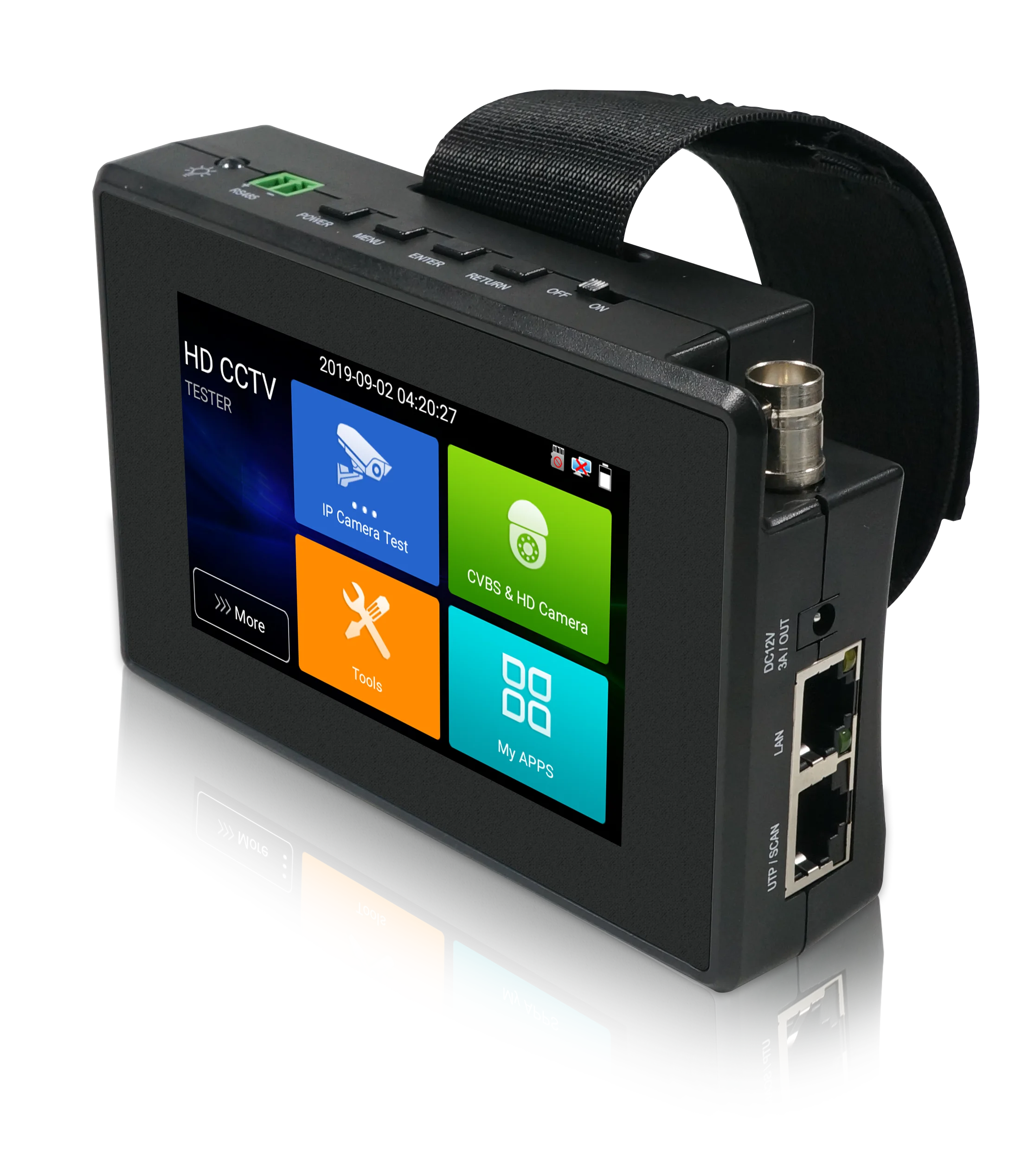 IPC-1800SN 4 дюймов 4 к H265 IP камера тестер 8MP AHD TVI CVI CVBS CCTV тестер монитор с PTZ контроль Быстрый ONVIF IPC тестер с портом POE