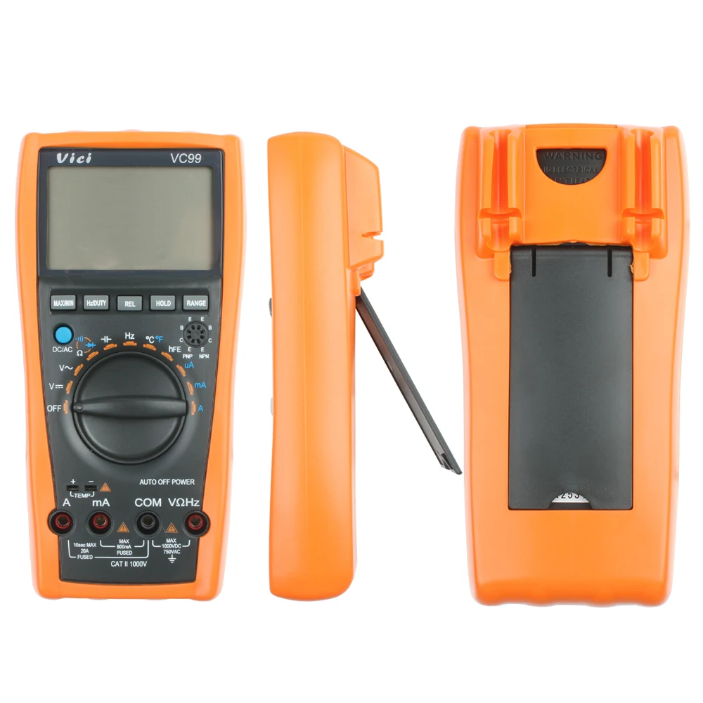Goedkoop Originele Vichy VC99 3 6 7 Auto Range Digitale Multimeter Hebben Bag Hot Koop Beter 17B + Meter Geel Met Twee probes