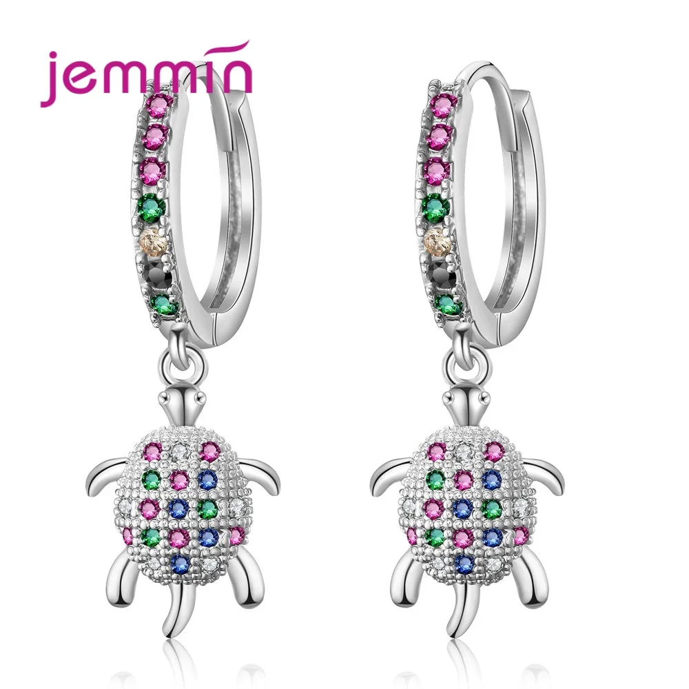 Женские серьги из серебра 925 пробы с морскими животными | Украшения и аксессуары