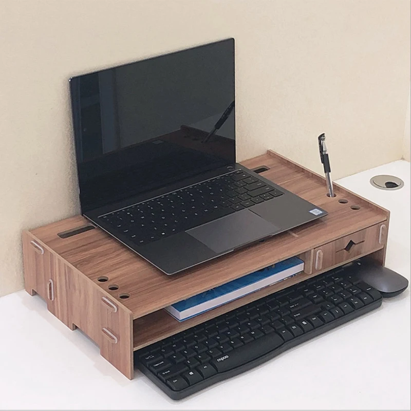 Многофункциональная настольная подставка для монитора, охлаждающая подставка для ноутбука, компьютерный стол, органайзер для экрана, подставка для ноутбука, настольный держатель для Notebo