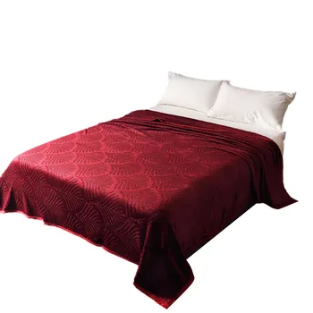 

Super Warm Soft Flannel Blanket Aircraft Sofa For Office Children Throw Blankets Portable Car Travel Solid Color Blanket Bedding