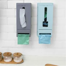 Кухонная коробка для хранения, настенный мешок для мусора, отделочный ящик для хранения, кухонный съемный пластиковый мешок, коробки для хранения 29x12x8 см, Новинка