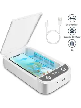 

UV Sterilizer Multifunctional Mobile Phone Sanitizier Disinfector Box For Toothbrushes Makeup Tools Jewelry
