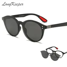 Ультра-легкие поляризованные солнцезащитные очки для мужчин и женщин, кошачий глазной клип, Классическая оправа, очки для близорукости, линзы UV400 Ocolus