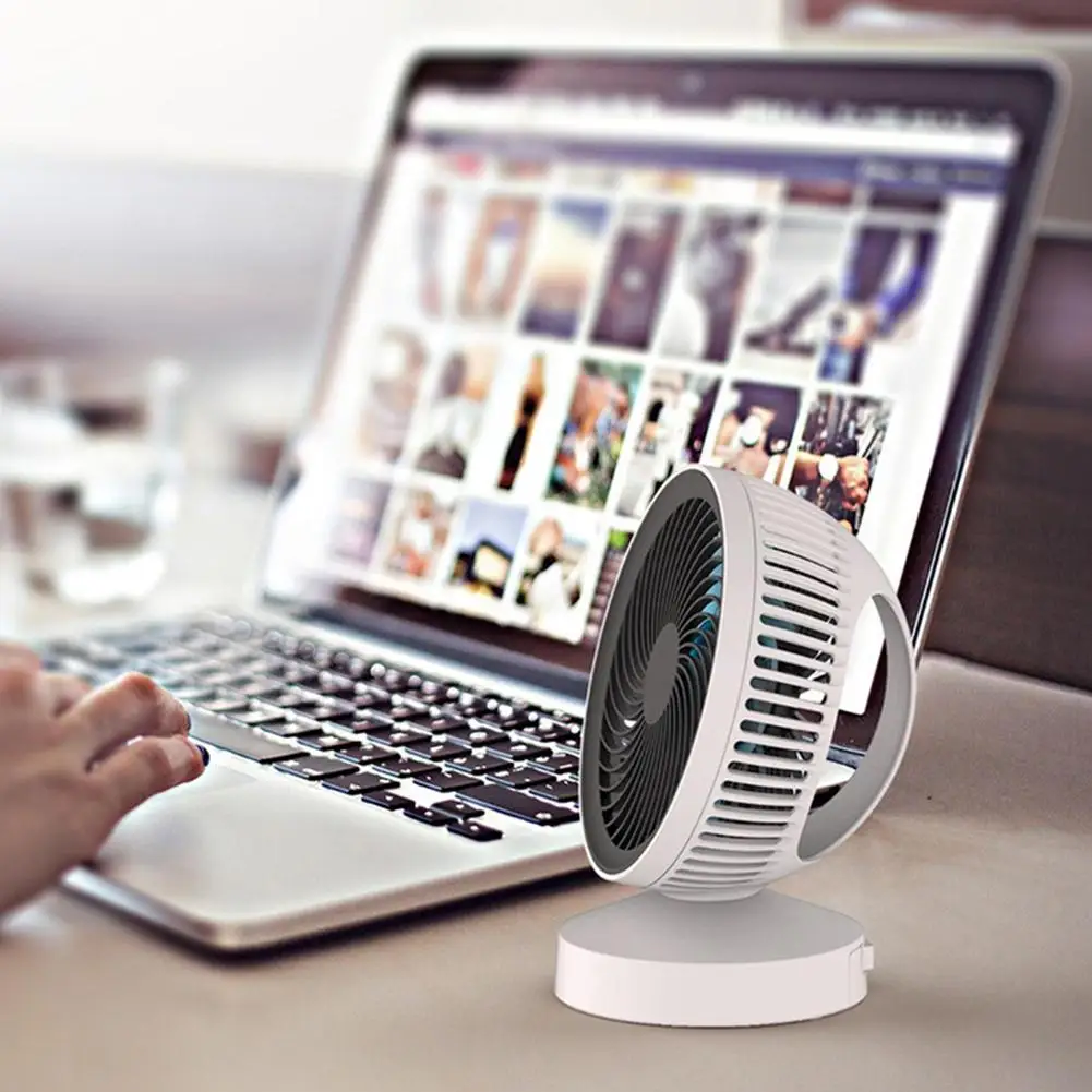

GloryStar Portable Mini Tabletop USB Charging Fan with Handle