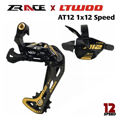 RD n SL Zracing x LTWOO AT12 12 скоростей Рычаг Переключения+ задний переключатель 12s+ цепи, для MTB совместим с M7100/M8100/M9100/EAGLE - Цвет: RD n SL