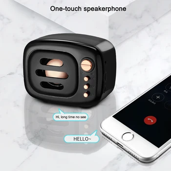 

Portable Wireless Bluetooth Retro Speaker Waterproof Subwoofer Bass Loudspeaker GK99