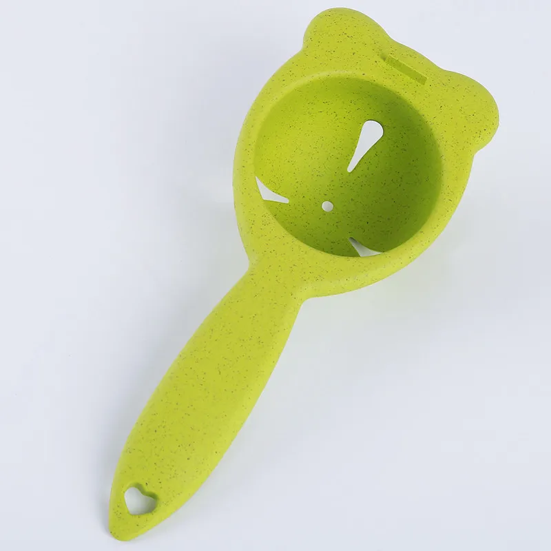 green Новые разделители яиц пластиковые мини-яичный желток Белый сепаратор кухонный гаджет для приготовления пищи сито инструмент белый яичный сепаратор, кухня инструменты - Цвет: green