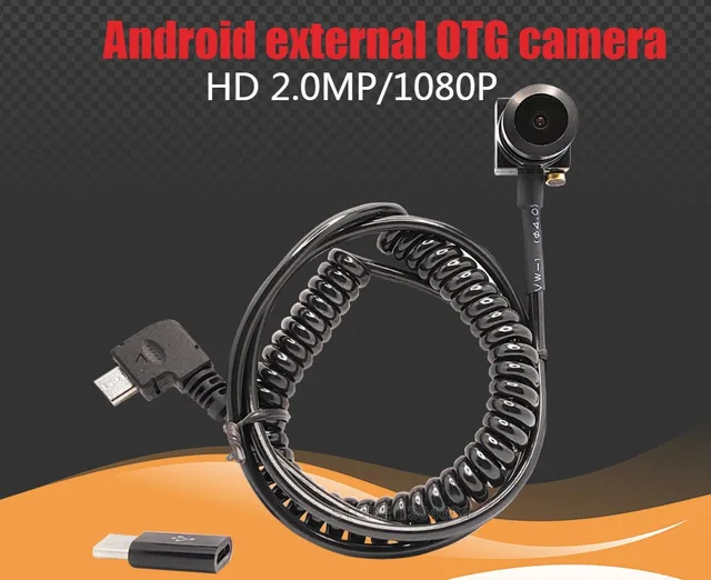 Dedicación cisne Conflicto Cámara HD 1080P Android OTG, 2.0MP, 120 °, gran angular, Mircro, USB, Mini  cámara externa OTG para usar teléfono móvil Android _ - AliExpress Mobile