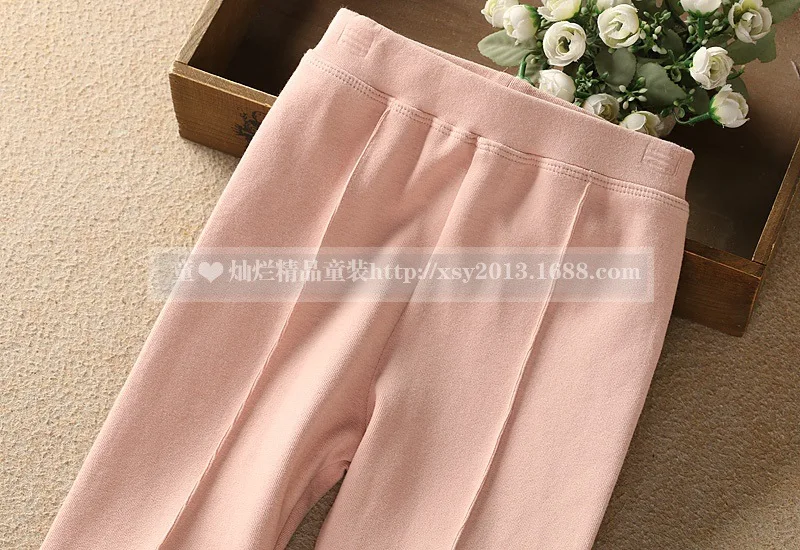 New Style Korean-style GIRL'S Leggings Trousers Embroidered Children Outer Wear Leggings Little Girl Pants