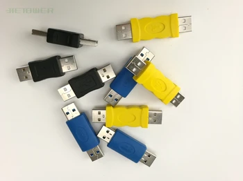 

500pcs/lot USB 3.0 USB 2.0 Type A Female To Female Adapter Coupler Gender Changer Connector for PC Laptop Computer