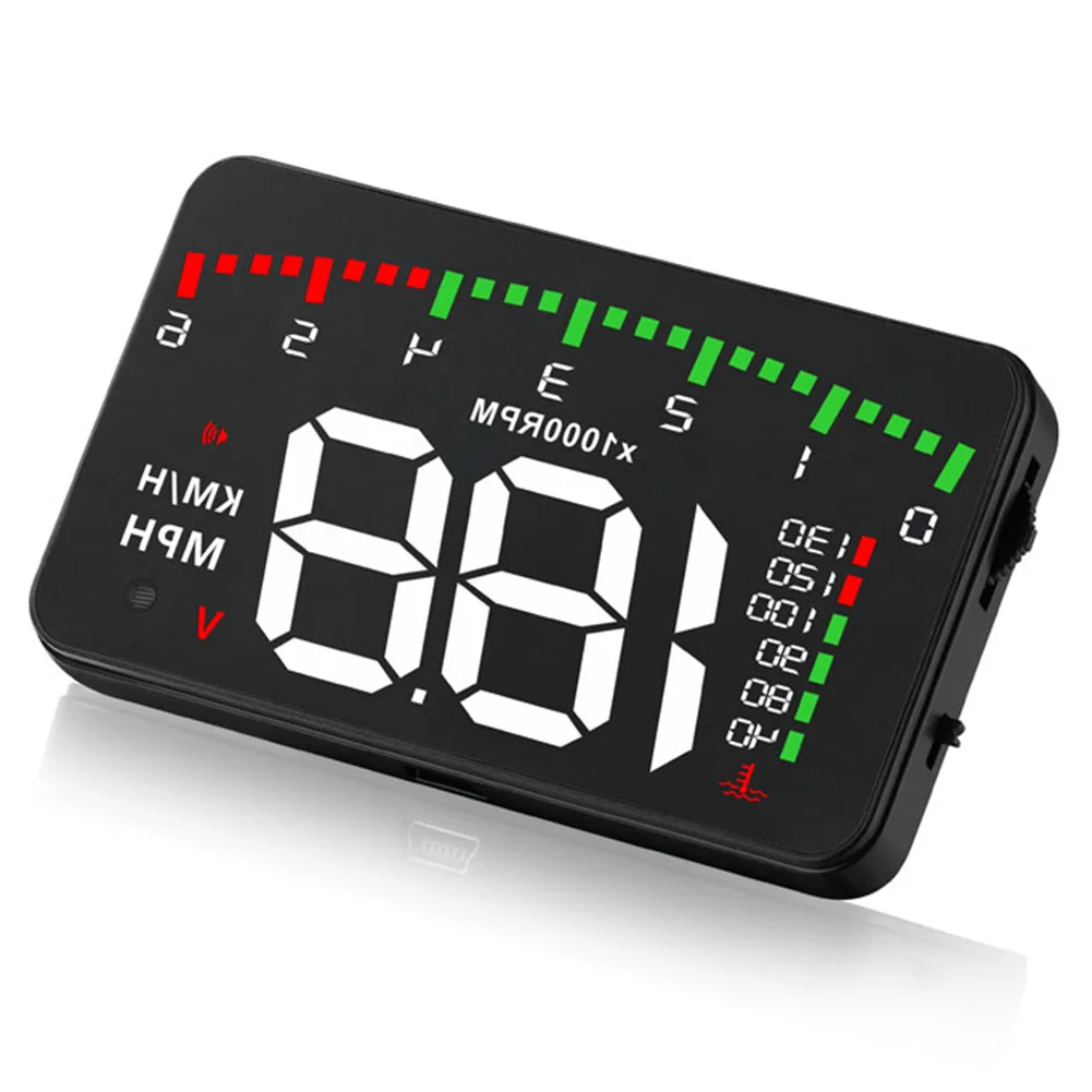 A900 3," Автомобиль HUD gps головой вверх Дисплей OBD II Скорость ometer км/ч Скорость Предупреждение сигнализации