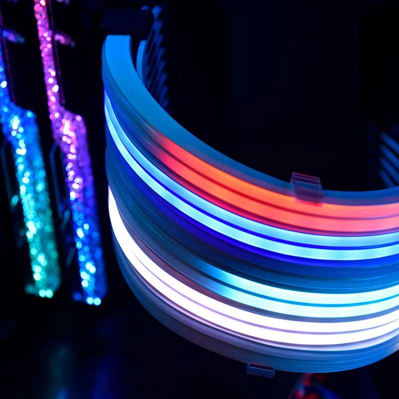Кабель-удлинитель питания PSU RGB ATX 24Pin GPU 8Pin тройной стример PCI-E 6 + 2Pin двойной